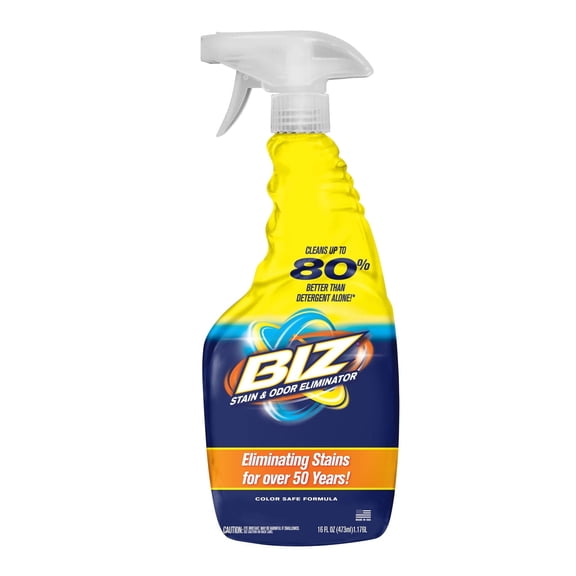 BIZ Stain and Odor Eliminator Laundry Pre-Treat Spray, 16 fl oz