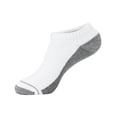 thumbnail image 3 of Hanes Ultimate Men's Ultra Cushion Low Cut Socks, 6-Pairs White 6-12, 3 of 4