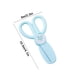 thumbnail image 3 of Tijeras de seguridad para niños | Tijeras de plástico con punta redonda | Diseño ergonómico para cortar papel fácilmente | Ideal para jardín de infantes y manualidades | Mango ergonómico, 3 of 6