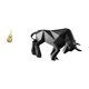 thumbnail image 5 of Estatua de toro y calabaza de latón, adorno Feng Shui, recuerdo, escultura moderna de resina, figura abstracta para decoración de mesa o entrada, 5 of 8