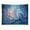 Snowy Owl In Winter Forest Light, variant on Starry Night Lakeside Cottage Wall Tapestry Decorative, Aesthetic Fabric Wall Hanging Art for Bedroom Living Room Dorm, Durable & Lightweight Wall Decor with Hanging Kit 60"×90"