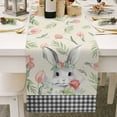 thumbnail image 2 of GUANGHONG Easter Egg Bunny Table Runner Kitchen Table Decoration Table Table Cloth Table Cloth Cloth Pad Coffee Holiday Banquet Living Room (4), 2 of 7