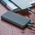 thumbnail image 2 of SunJack 10000mAh Fast Charging Portable Power Bank with USB 3.0 and Type-C Compatibility (Black), 2 of 5