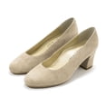 thumbnail image 2 of Eric Michael Women's Abby Classic Style Suede Heels, Taupe,5 M US, 2 of 7