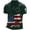 Vert Foncé, variante sur N Men Chemises à Manches Longues Garçon Pantoufle Mode Automne Hauts Men Manches Extra Longues Vêtements d'Entraînement des Années 1970 Haut Tech B Chemise Dos en V Chemises Men Haut de Natation Compression Men T-Shirt Imprimé Drapeau Décontracté Confortable