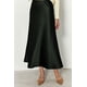 thumbnail image 3 of Falda PRETTYGARDEN 2025 Satinada de Cintura Alta, Línea A, Midi, Talla M, 3 of 7