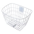 thumbnail image 4 of Basket Cargo Rack Organizer Travel Shopping Bag Metal Front Rear Bike Front Basket Bike Basket for Cycling Bike White, 4 of 8