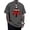 Gray, variant on Mens Christian Shirts Jesus Cross Fashion Graphic Tees Oversized Crewneck Clothes for Travel Leisure Dating