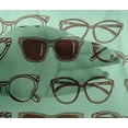 thumbnail image 4 of oneOone Tissu en Viscose Chiffon Vert Mer Lunettes Matériel de Robe de Mode Tissu Imprimé Tissu au Mètre 42 Pouces de Large, 4 of 4