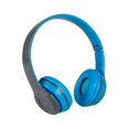 thumbnail image 1 of Auriculares Bluetooth inalámbricos sobre la oreja Soledad plegables con reducción Azul, 1 of 7