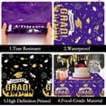 thumbnail image 3 of 3 Pack Graduation Tablecloth,Graduation Decorations Class of 2026 Graduation Party Decorations,54"x108" Black and Gold Plastic Table Cloth Disposable Rectangle for Home,School,Party Supplies, 3 of 7