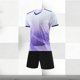 thumbnail image 5 of Odeerbi Niños Niñas Rápido Seco Juego de Entrenamiento de Fútbol Gradiente Geométrico Cuello En V Camiseta Shorts Conjunto Atlético Para 5-17 Años, 5 of 7