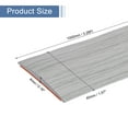 thumbnail image 2 of 3.28Ft x 1.6" Floor Transition Strip, Adhesive Vinyl Floor Cover Strips, Gray Wood Grain, 2 of 7