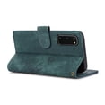 thumbnail image 5 of Nalacover Slim Wallet Case for Samsung Galaxy S20, for Women Men, Embossed Pattern PU Leather Shockproof Magnetic Clasp Credit Card Slots Flip Kickstand Phone Case+Wrist Strap,Green, 5 of 7