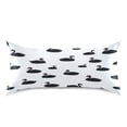 thumbnail image 2 of Satin Pillowcase Home Luxury Envelope Pillowcases Soft And Smooth Dark Black Swan, 2 of 6