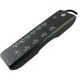 thumbnail image 4 of GE 10-Outlet, 2-USB Port Surge Protector with 6ft. Cord, Black – 13476, 4 of 6