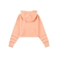 thumbnail image 3 of Ma Croix Womens Cropped Hoodie Casual Pullover Sweatshirt, 3 of 7
