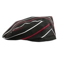 thumbnail image 2 of Gorro de Cocinero Sharpla Gorro de Cráneo Rayas de Moda Unisex 2 Piezas Color Negro Rojo Talla Única, 2 of 8
