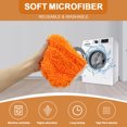 thumbnail image 4 of Daiosportswear Reusable XL Mop Pads,17.3x5.7in Microfiber Refills,Wet/Dry,Mainstream Sweeper Compatible,Washable,Pet Hair Removal,Hard Floor Cleaning,Heavy Duty, 4 of 7