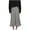 Gray, variant on CHUMUD Womens Polka Dots Midi Skirt High Waist Flared Satin A-Line Skirts Casual Summer Wear