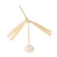 thumbnail image 2 of Fairnull Bamboo Dragonfly Toy Thicken Wooden Base Handmade Unfinished Copter Toys Art Decor Handicrafts Balance Wooden Bamboo Dragonfly Model Home Decor, 2 of 10