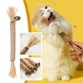 thumbnail image 2 of Sticks for Cats 3 Pack - Natural Catnip Alternative Chew Toys, Dental Health, Stress Relief for Indoor Cats, Kitty Enrichment, 2 of 8