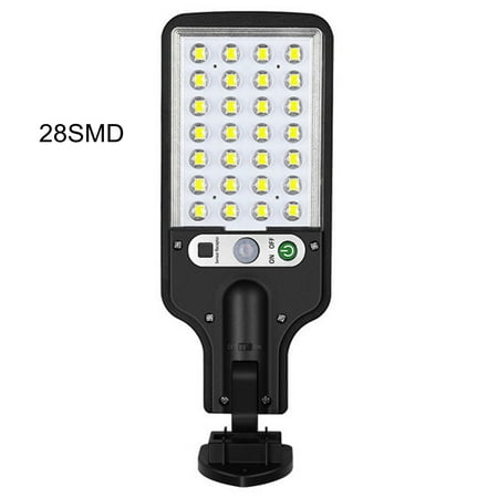 

Solar Street Light IP65 Waterproof Dusk To Da-wn with Motion Sensor LED Security Flo-od Light for Parking Lot with 28 SMD Lamp Beads