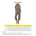 thumbnail image 4 of Pijamas pantalones cortos de poliéster de moda ropa de dormir 2 bolsillos para la noche ANGGREK Otros, 4 of 6