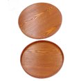 thumbnail image 4 of Serving Tray, Wood Serving Tray Stable Structure Wide Application Glossy   For Dinner For Lunch For Breakfast 21cm,24cm,27cm,30cm, 4 of 8