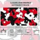 thumbnail image 4 of Japanese Cherry Blossom White Gaming Mouse Pad, XXL Large Gaming Laptop, 4 of 4