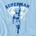 thumbnail image 2 of Superman T-Shirt Flying Outline Unisex Graphic Tee for Men & Women, 2 of 7