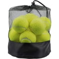 thumbnail image 1 of Paquete de 15 pelotas de tenis de entrenamiento avanzado, color verde, pelota de práctica con bolsa de transporte de malla, 1 of 3