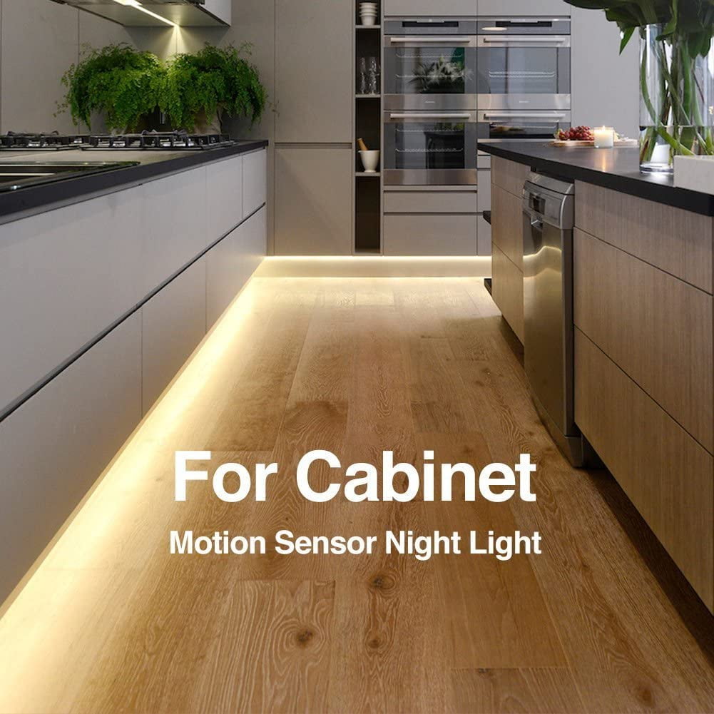 Motion Activated Bed Light Flexible LED Strip Sensor Night Light Illumination 
