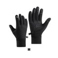 thumbnail image 3 of Guantes de invierno Greeniant para pantalla táctil con hebilla de conexión Ropa Deportiva Negro S/M/L/XL, 3 of 6