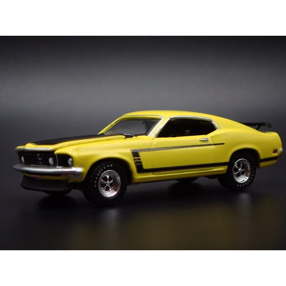 Open Box 1969 69 FORD MUSTANG BOSS 302 FASTBACK 1/64 SCALE COLLECTIBLE DIECAST MODEL CAR