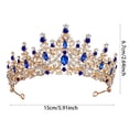 thumbnail image 2 of Wedding for Women Rhinestone Princess Bridal Headpiece for Flower Girl, Bride Hair Accessories for Birthday Prom Quinceanera, 2 of 4