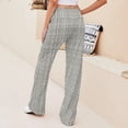 thumbnail image 5 of Colored Grid Geometry Summer Outfits Flowy Palazzo Pants for Women 2025 High Waisted Wide Leg Beach Casual Vacation Pants Trousers, 5 of 8
