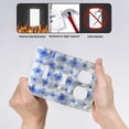 thumbnail image 4 of Bright Blue Flowers Switch Cover Decorative Wall Plate 3-Gang 2-Toggle 1-Duplex Standard Size, 4 of 5