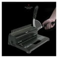 thumbnail image 3 of U12 Comb Binding Machine Manual Rubber Ring Clip 21 Hole Binding Machine A4 Paper Document Punching Machine Voucher Binding Mach ,Pinpoint Punching, 3 of 6