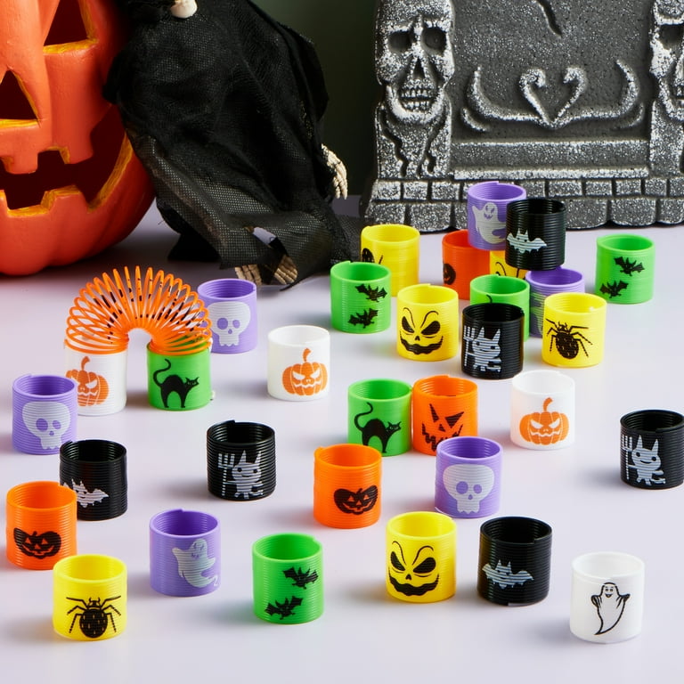 Joyfy 36 PCS Halloween Coil Spring Toys for Kids, Mini Springs for