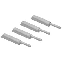 OUNONA 4Pcs Cabinet Door Closer Light Grey Push Release Latch for Home Cabinets