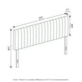 thumbnail image 5 of Furinno Roanne Upholstered Tufted Headboard, Glacier, Queen, 5 of 6