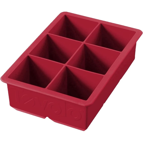 Tovolo King Cube Ice Tray Cayenne
