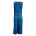 thumbnail image 5 of Two Piece Sets for Women Going out Round-Neck Sleeveless And Long Pants Casual 2PC Sets, 5 of 5