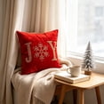 thumbnail image 4 of WWG Velvet Christmas Pillow Cover 18x18, Decorative Throw Pillow Case with Rhinestone Beaded Pattern, Hidden Zipper, Washable, for Sofa Couch Bed Living Room Couch, 4 of 6