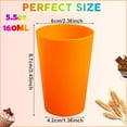thumbnail image 2 of 5.5Ounce Kids Cups, 12 Pack Kids Plastic Kids Drinking Cups, Toddler Cups, Cups for Kids Toddlers, Unbreakable Toddler Cups for Parties School (12 Random Colors), 2 of 7