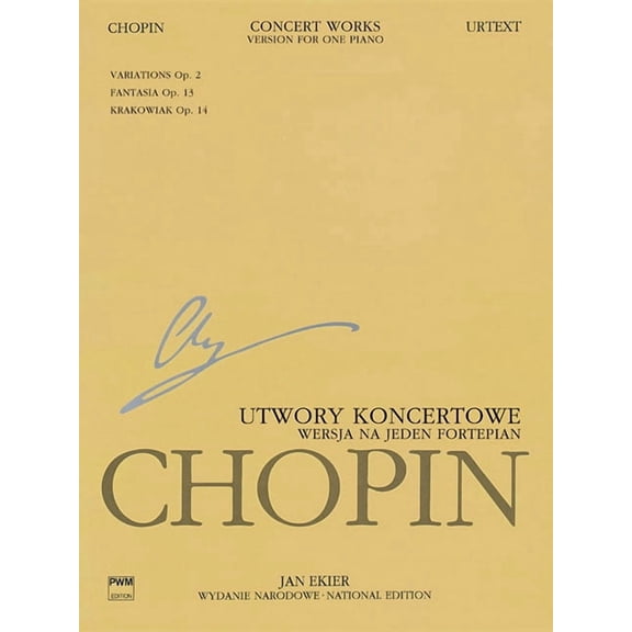 Concert Works for Piano and Orchestra: Version for One Piano Chopin National Edition Vol. Xiva, (Paperback)