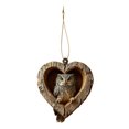 thumbnail image 1 of Adornos navideños de animales del bosque, adornos acrílicos 2D de zorros, águilas y pájaros, colgantes del bosque para decorar el árbol de Navidad y fiestas en casa, 1 of 7