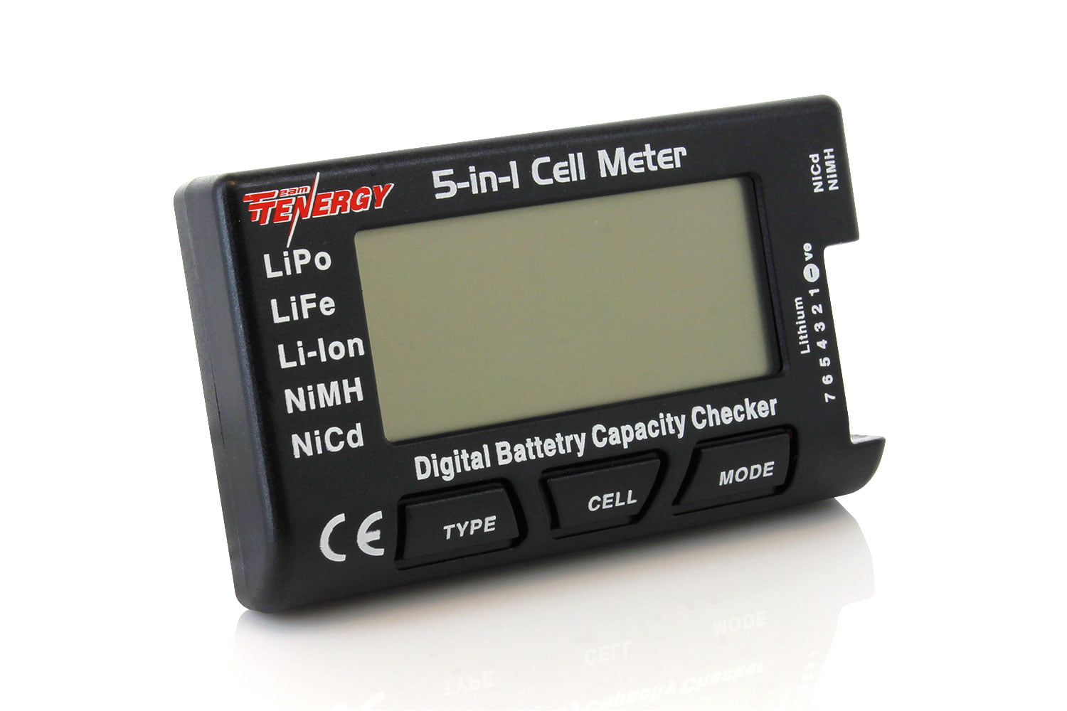 ISDT BattGo BG-8S Battery Meter LCD Display Digital Battery Capacity Checker Battery Balancer Battery Tester for LiPo/Life/Li-ion/NiMH/Nicd 