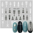 thumbnail image 4 of SPRING PARK Art Nail Sticker Decals Self-adhesive Nail Art Sticker Decals Fashion Designer Nail Sticker for Women Fingernails Decor Manicure Decorations, 4 of 7